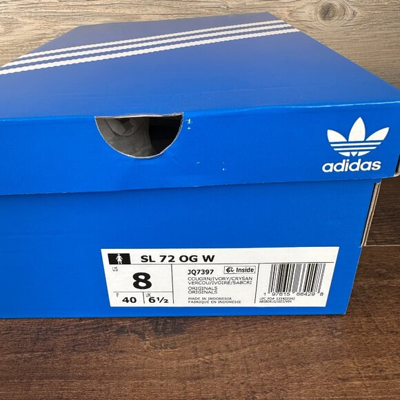 adidas SL 72 OG Womens Size 8 Court Green Ivory Crystal Sand JQ7397 - Picture 9 of 9